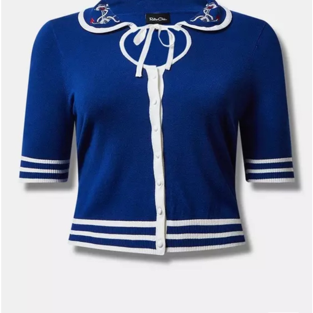 Retro Chic By Torrid Cropped Cardigan Sweater